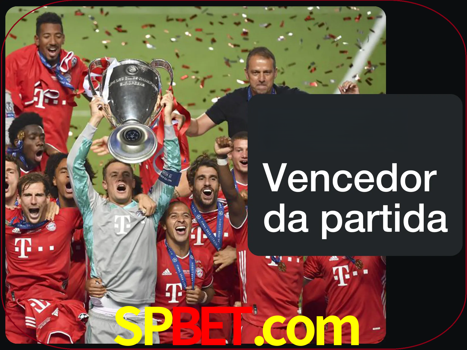 Aposte no vencedor e ganhe uma grande quantia de dinheiro.